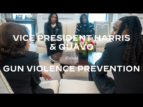 Vice President Harris &amp; Quavo Discuss Gun Violence Prevention