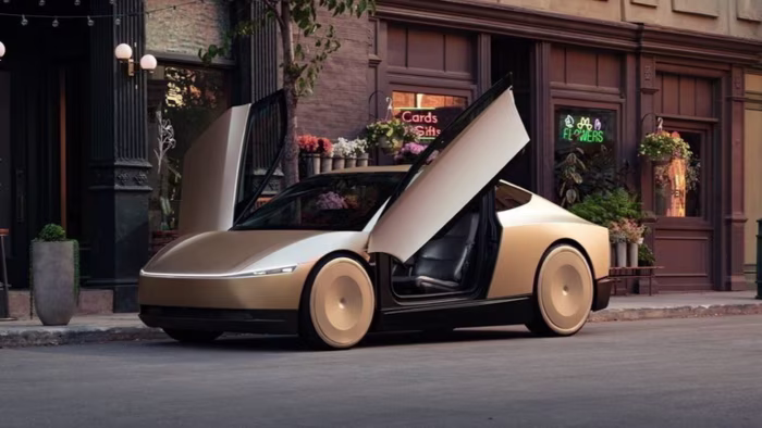 Elon Musk unveils Tesla Cybercab