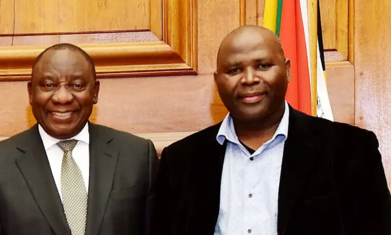 Cyril Ramaphosa and Professor Somadoda Fikeni | Virgo