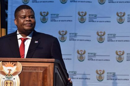 Deputy Minister of Water and Sanitation David Mahlobo