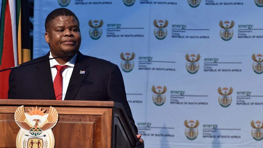 Deputy Minister of Water and Sanitation David Mahlobo