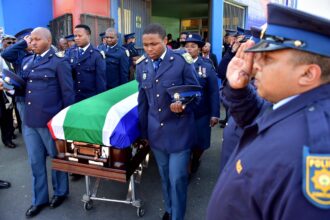 Police Funeral south africa