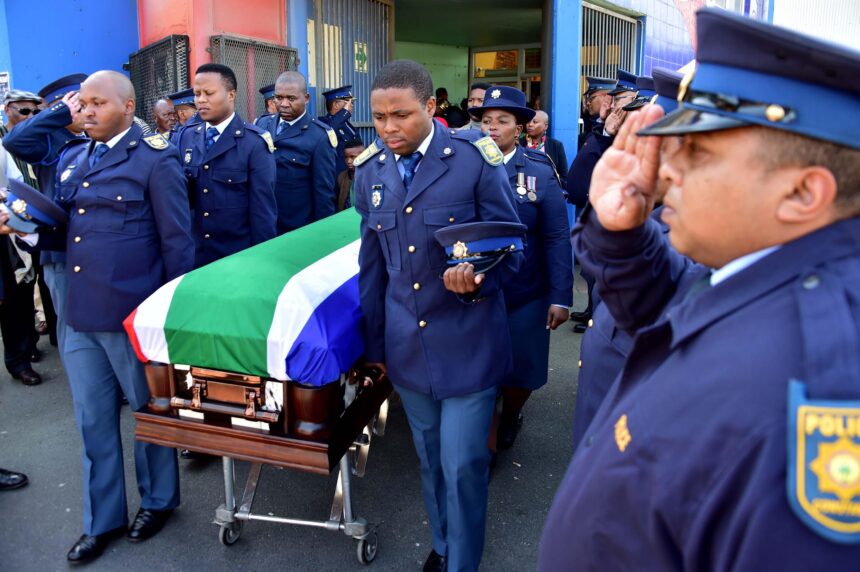 Police Funeral south africa