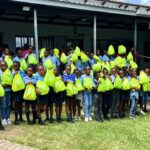 Children with Hampers GWF and Fibre Circle Launch
