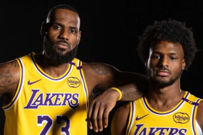 LeBron and Bronny James