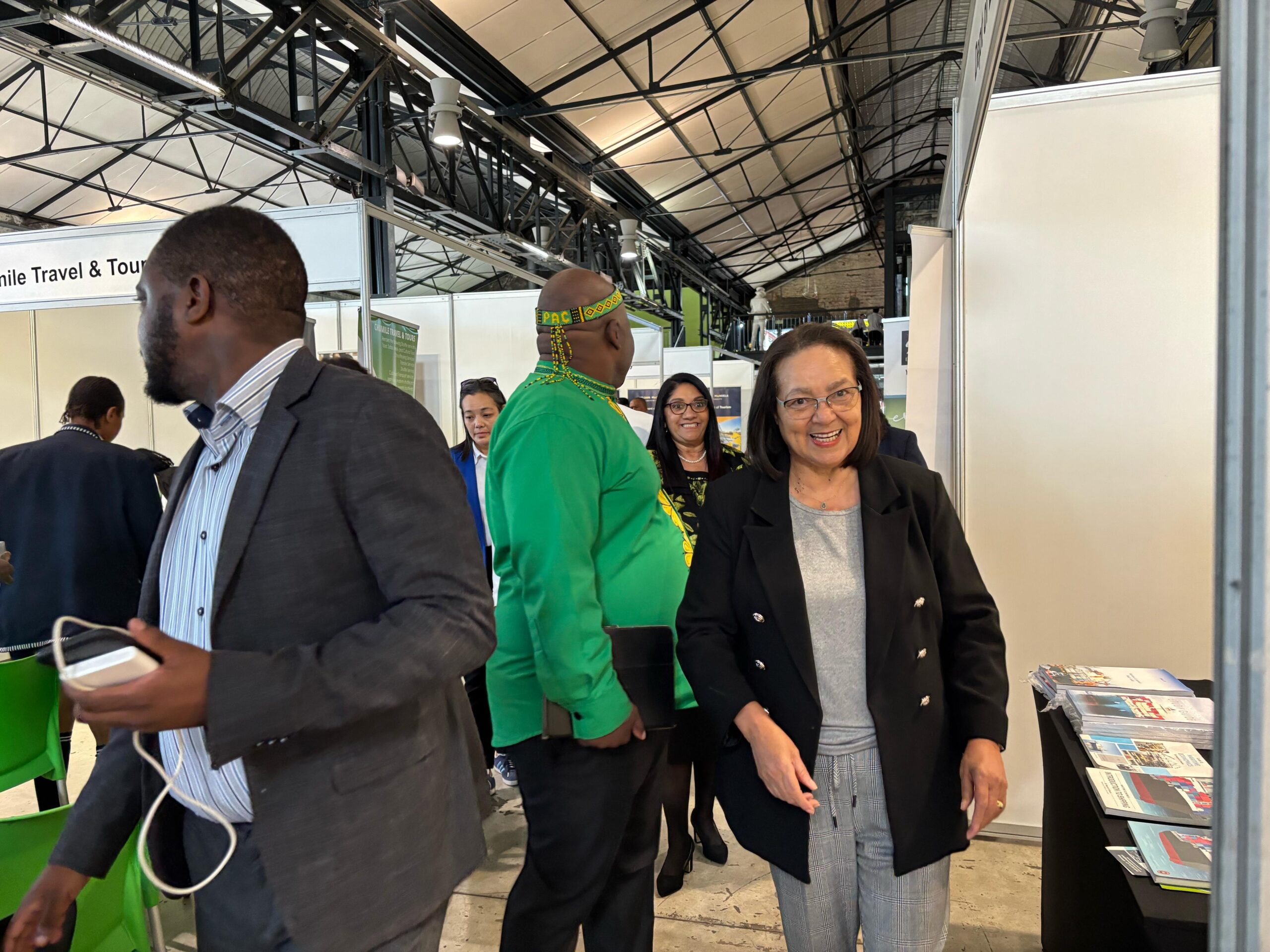 Tourism Minister Patricia de Lille Visits Africa Coastal Marine Tourism Trade Market in Nelson Mandela Bay