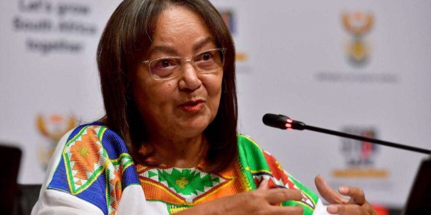 Minister of Tourism Patricia De Lille