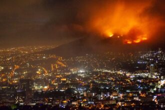 Table Mountain National Park Wildfire
