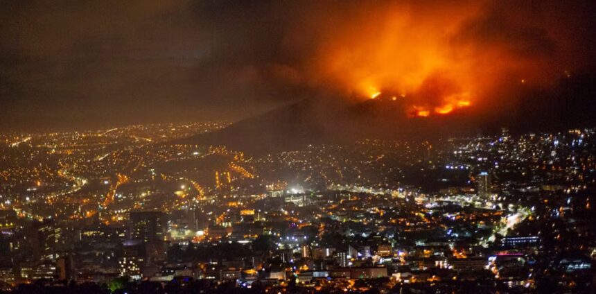 Table Mountain National Park Wildfire