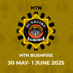 MTN Bushfire Festival 2025 dates and logo.