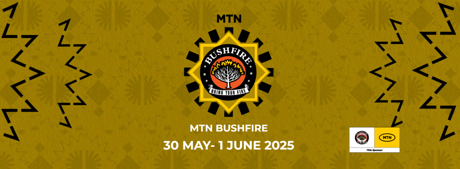 MTN Bushfire Festival 2025 dates and logo.