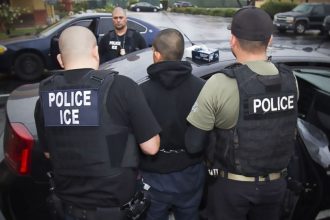 Police arrest suspect in parking lot