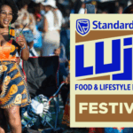 People enjoying the Standard Bank Luju Festival.