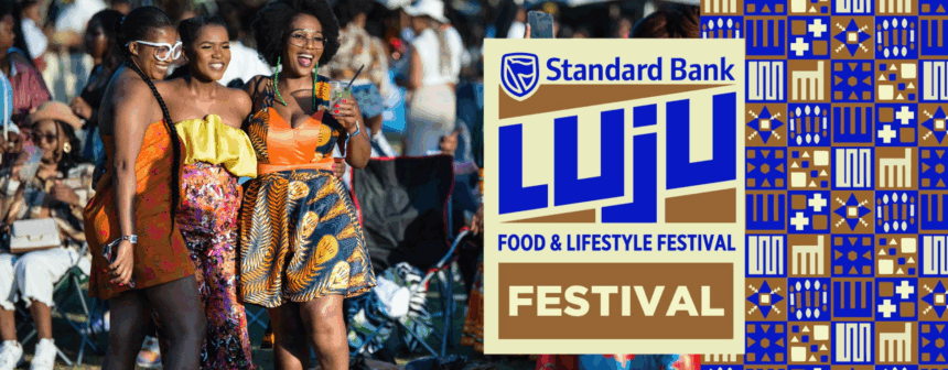 People enjoying the Standard Bank Luju Festival.