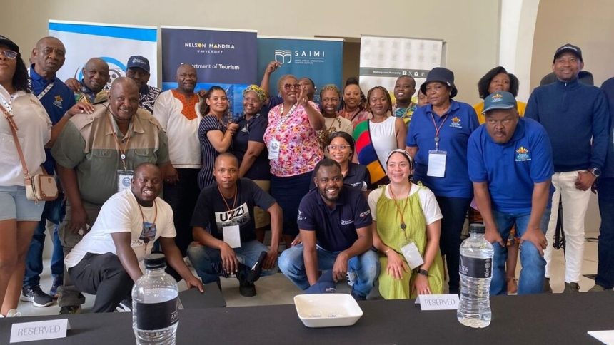 Group photo at Nelson Mandela University event.
