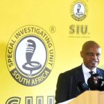 South African Special Investigating Unit press conference.