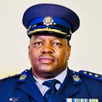 South African police officer in uniform