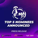 SAMA 31 top 5 nominees press release.