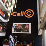 Cell C headquarters with Johannesburg Stock Exchange building in the background