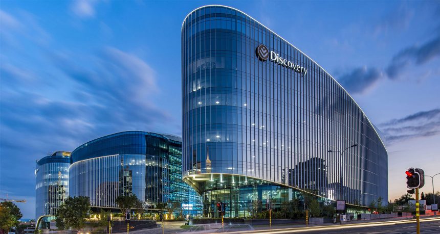 Modern glass office building in South Africa