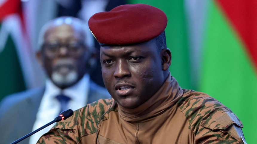 Burkina Faso president Ibrahim Traoré