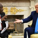 Cyril Ramaphosa and Donald Trump