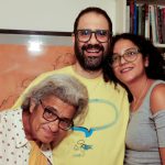 Egyptian activist Alaa Abd El-Fattah and family