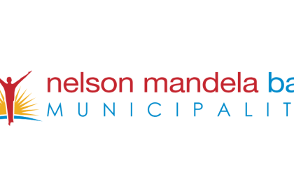 Nelson Mandela Bay Municipality logo with sunrise graphic.
