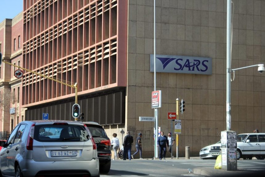 SARS building with street view, Johannesburg.