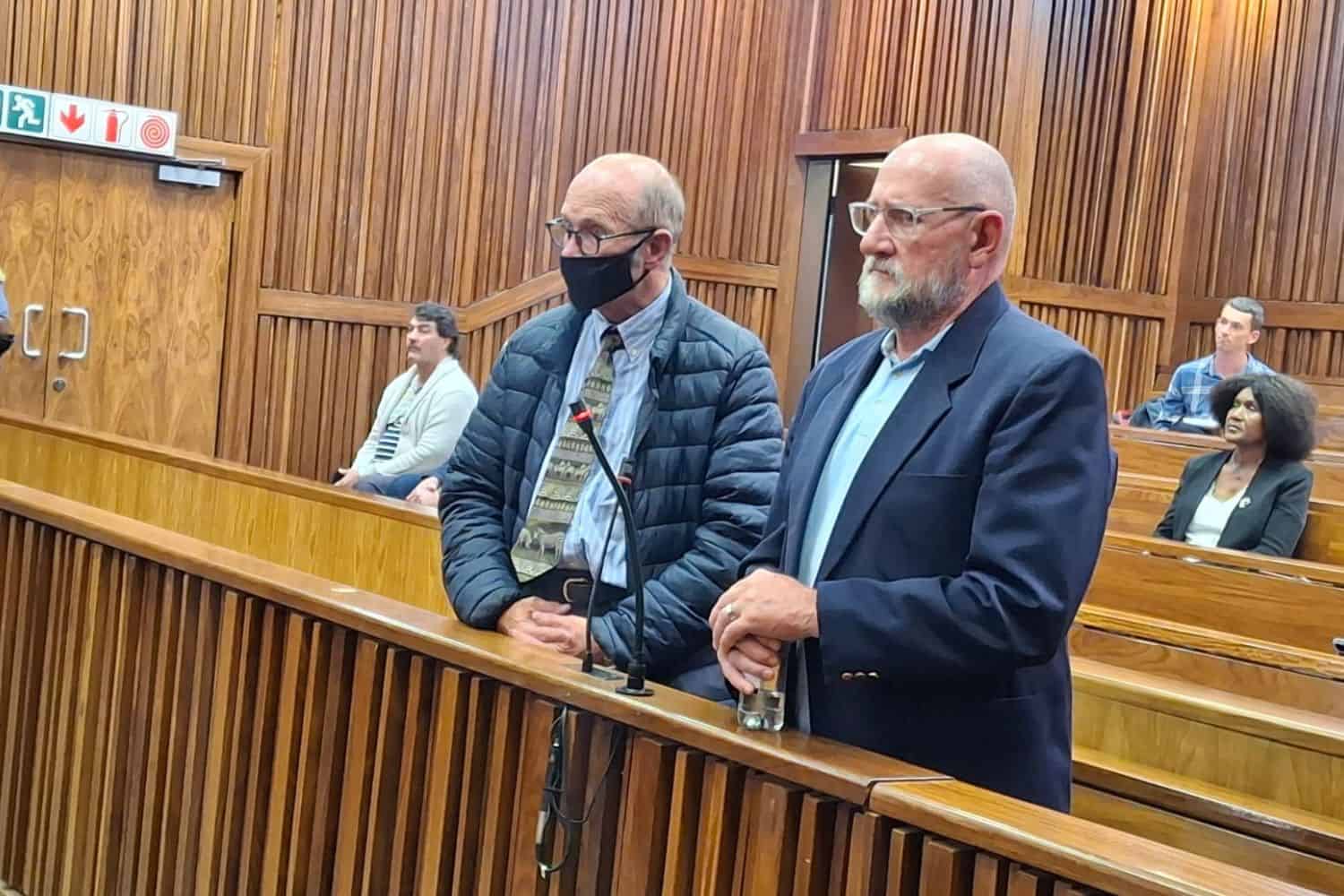 The convicted men, 64-year-old former Sergeant Abraham Hercules Engelbrecht and 62-year-old ex-Sergeant Pieter Stander, appeared in the Gauteng High Court in Johannesburg.