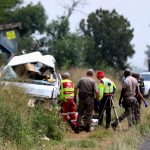 Emergency personnel at the scene of a private scholar transport accident in Vanderbijlpark, where at least 11 learners were killed and several others critically injured on Monday morning.