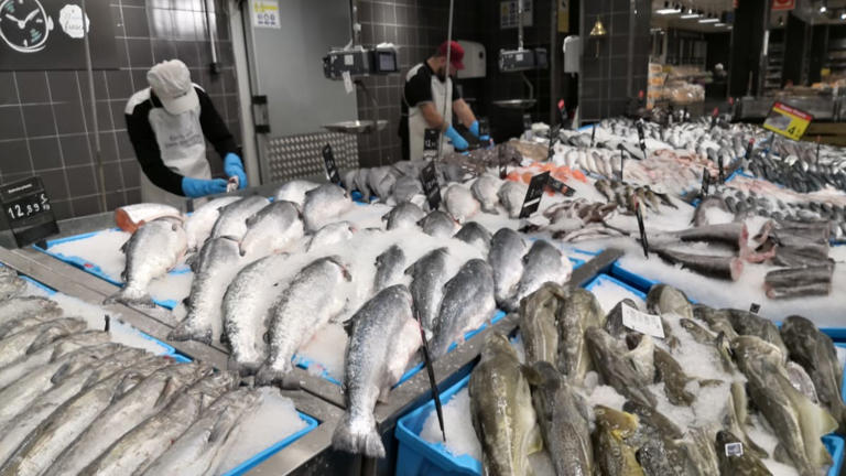 Fish Market at Carrefour on March 29, 2025 in Madrid, Spain. [Photo by Cristina Arias/Cover/Getty Images] ©provided by Business Insider Africa