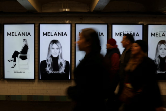 The Melania documentary will be released in more than 100 cinemas in the UK. Photograph: Jeenah Moon/Reuters