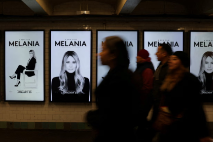 The Melania documentary will be released in more than 100 cinemas in the UK. Photograph: Jeenah Moon/Reuters