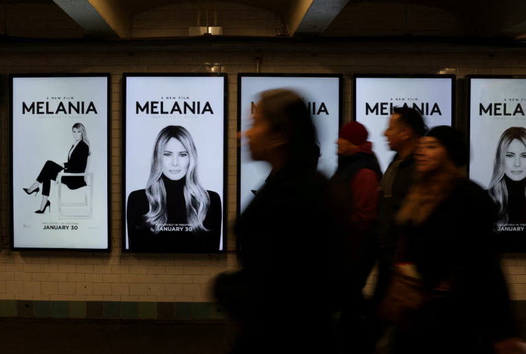 The Melania documentary will be released in more than 100 cinemas in the UK. Photograph: Jeenah Moon/Reuters