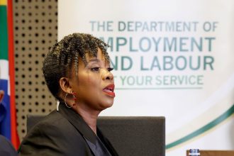 Minister of Employment and Labour Nomakhosazana Meth