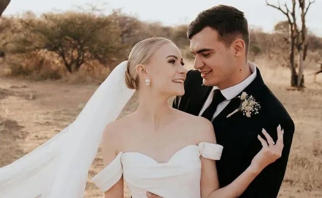 newlyweds Zane and Claryke Hilton