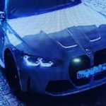 BMW M4 speeding on a South African highway