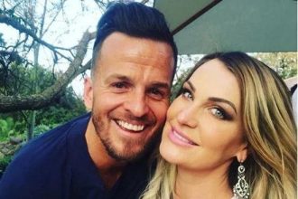 Claudia Henkel and ex-husband Orin Roesstorff. Images via Facebook