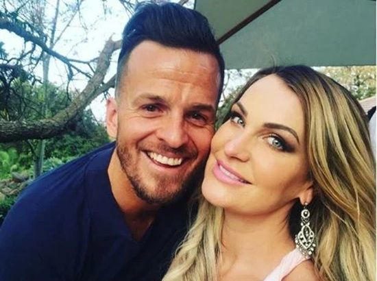 Claudia Henkel and ex-husband Orin Roesstorff. Images via Facebook