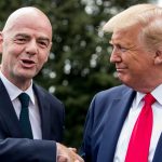 Gianni Infantino and Donald Trump