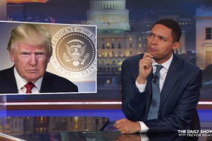 trevor noah and donald trump