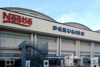More than 12 tons of chocolate had been loaded onto the truck at Nestlé’s factory in Perugia, central Italy