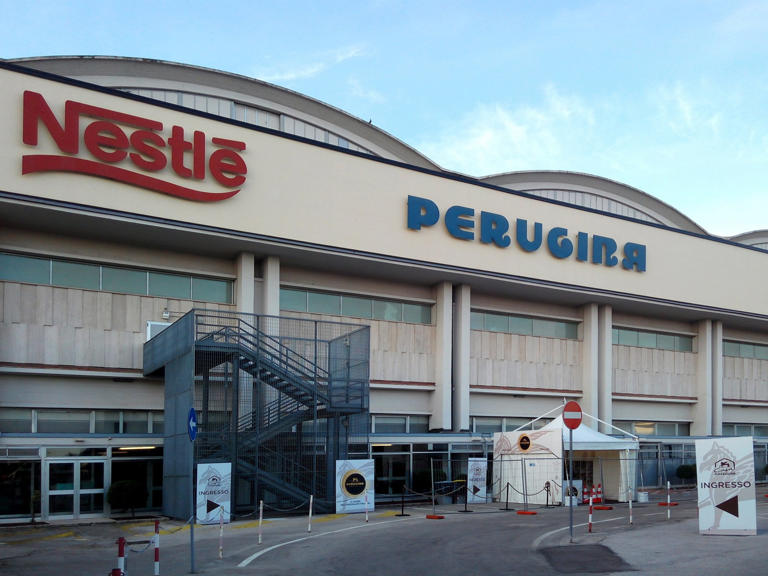 More than 12 tons of chocolate had been loaded onto the truck at Nestlé’s factory in Perugia, central Italy