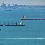 ships traversing the strait of malacca