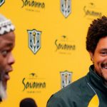 Two men at Savanna branded media event