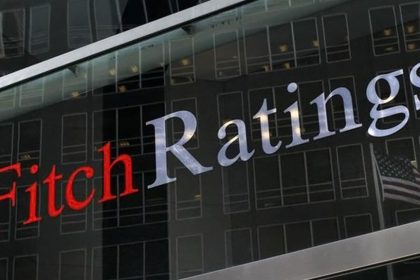 Fitch Ratings sign on office building exterior