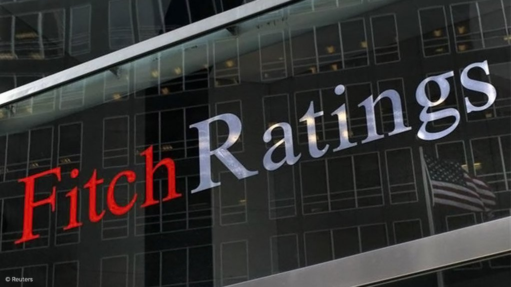 Fitch Ratings sign on office building exterior