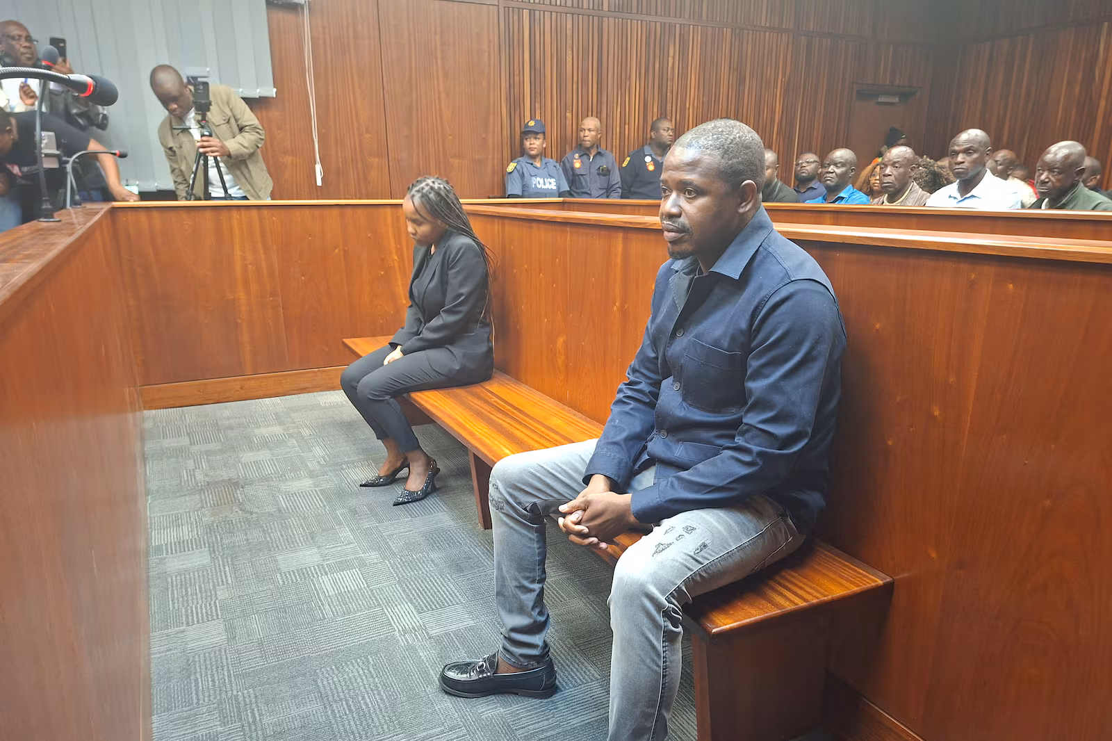 Charlotte Tibana and husband Peter Nonyane
