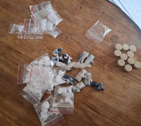 police recovered cat and rock drugs with an estimated street value of r20,000 from a vehicle allegedly used to deliver drugs in polokwane.